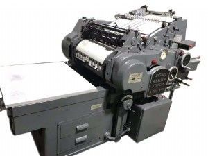 585型全自動(dòng)海德堡圓壓平模切機(jī)、沖不干膠機(jī)